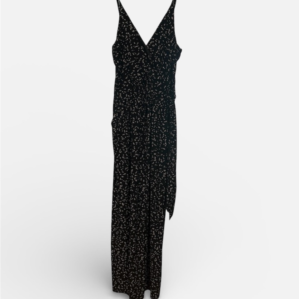 Kayleigh Black and White Patterned jumpsuit LP